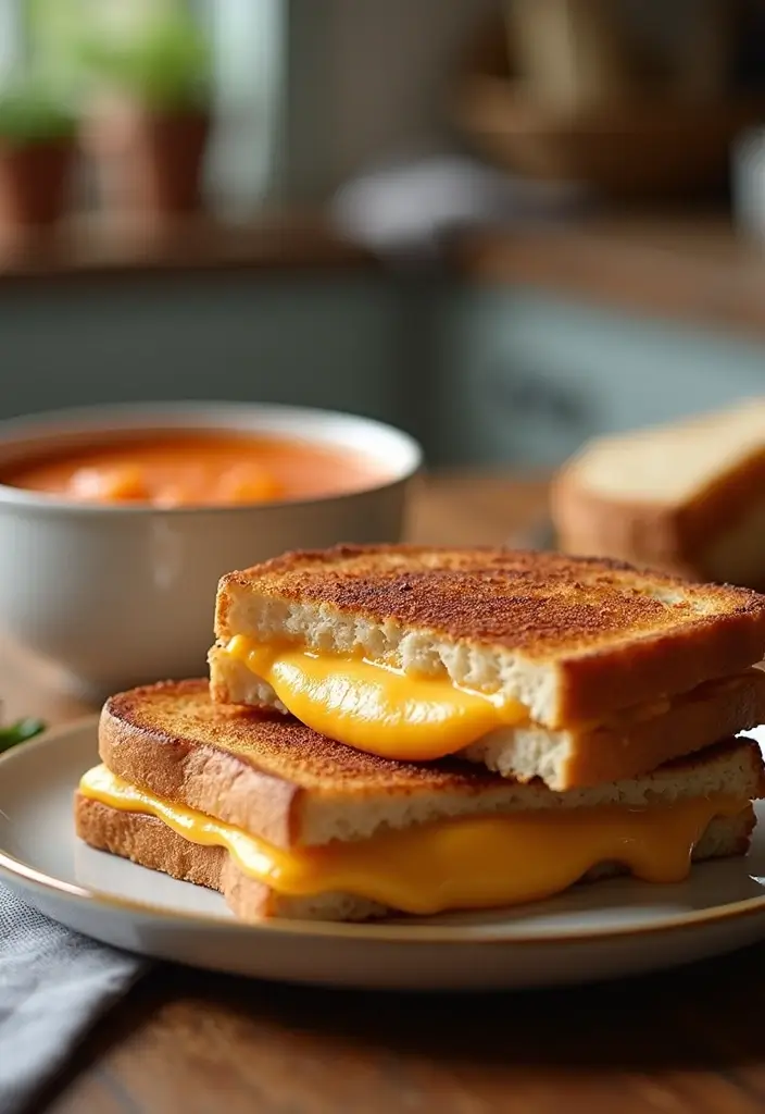 25 Cheap and Quick Dinner Recipes for Two on a Budget 137 25 Cheap and Quick Dinner Recipes for Two on a Budget - 21. Grilled Cheese and Tomato Soup