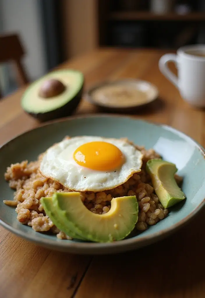 25 Cheap and Quick Dinner Recipes for Two on a Budget 158 25 Cheap and Quick Dinner Recipes for Two on a Budget - 24. Savory Oatmeal with Eggs