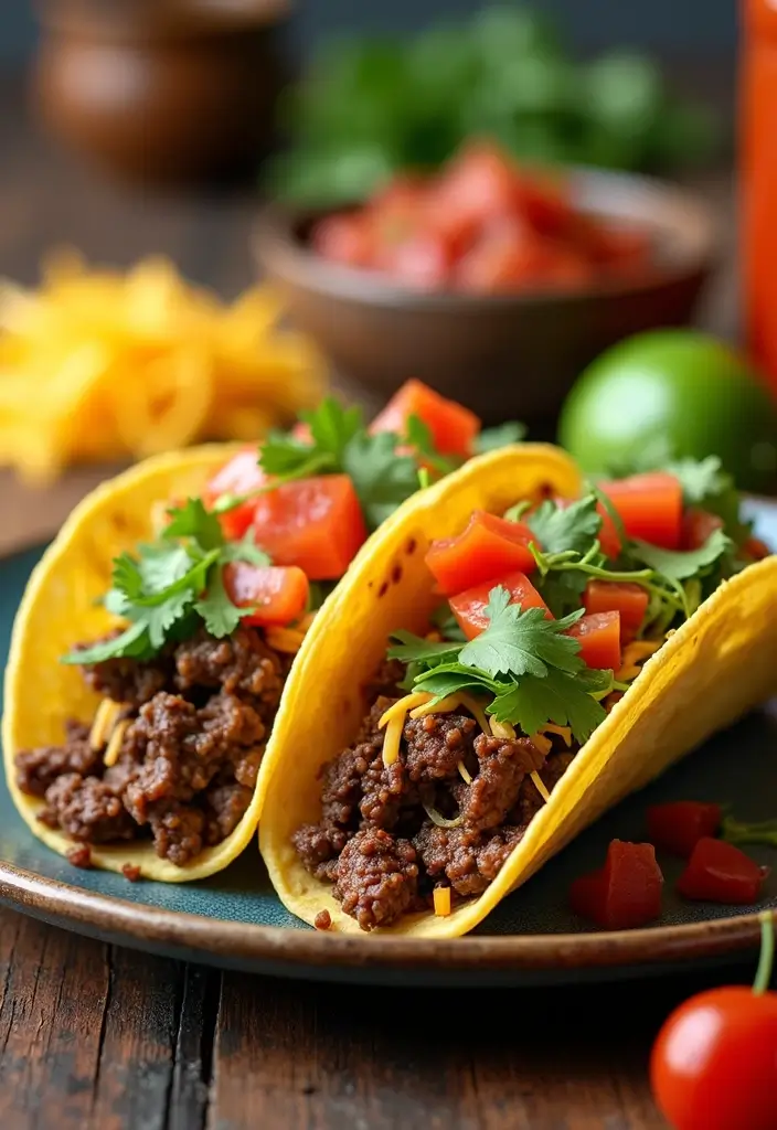 25 Cheap and Quick Dinner Recipes for Two on a Budget 27 25 Cheap and Quick Dinner Recipes for Two on a Budget - 5. Easy Beef Tacos