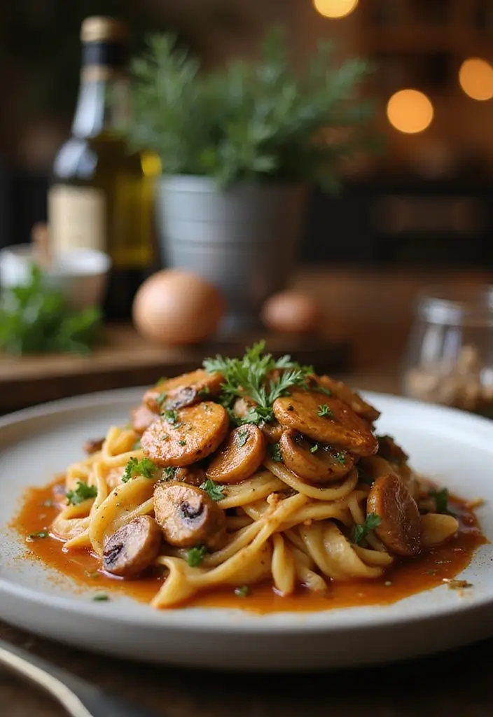 25 Chicken Pasta Recipes for Easy One Pot Quick Dinners 58 25 Chicken Pasta Recipes for Easy One Pot Quick Dinners - 10. One Pot Chicken Marsala Pasta