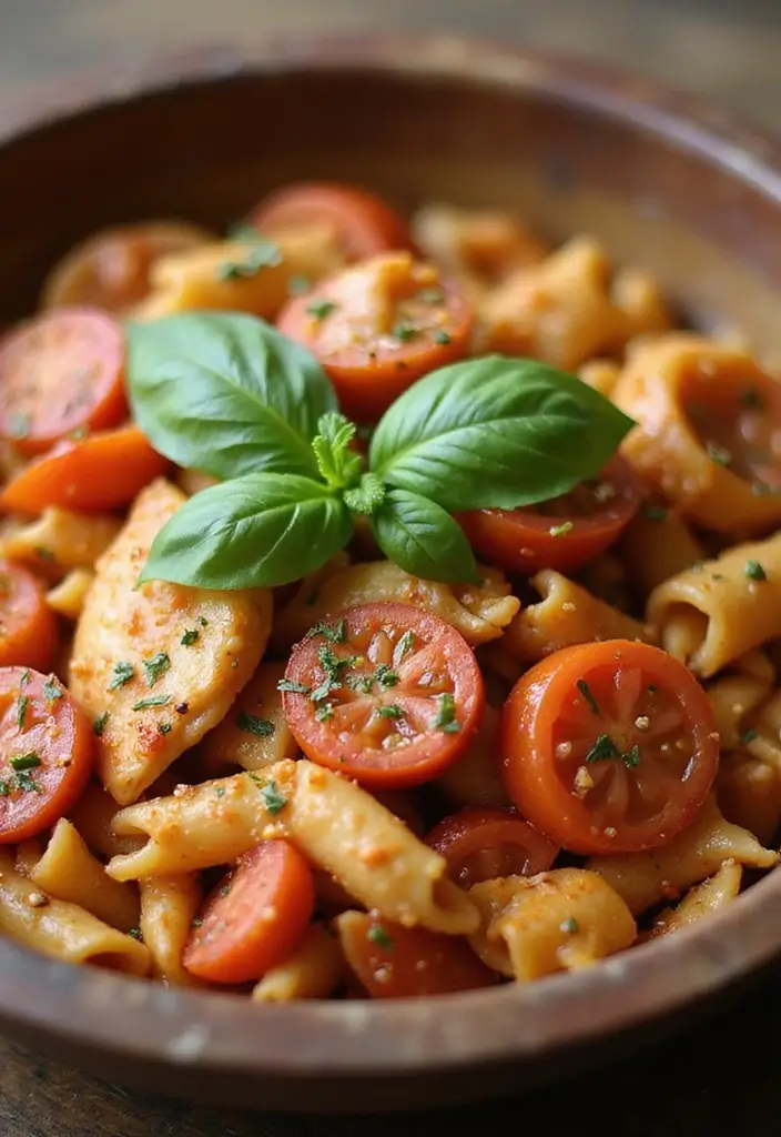 25 Chicken Pasta Recipes for Easy One Pot Quick Dinners 73 25 Chicken Pasta Recipes for Easy One Pot Quick Dinners - 13. One Pot Chicken and Tomato Pasta