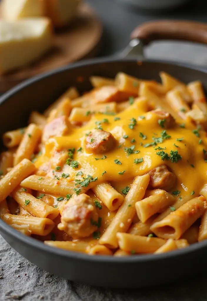 25 Chicken Pasta Recipes for Easy One Pot Quick Dinners 118 25 Chicken Pasta Recipes for Easy One Pot Quick Dinners - 20. One Pot Chicken and Cheese Pasta