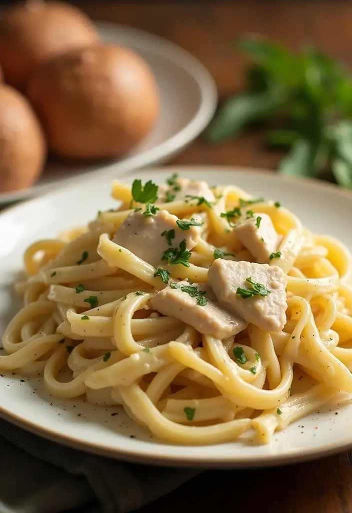 25 Chicken Pasta Recipes for Easy One Pot Quick Dinners 15 25 Chicken Pasta Recipes for Easy One Pot Quick Dinners - 3. One Pot Chicken Alfredo