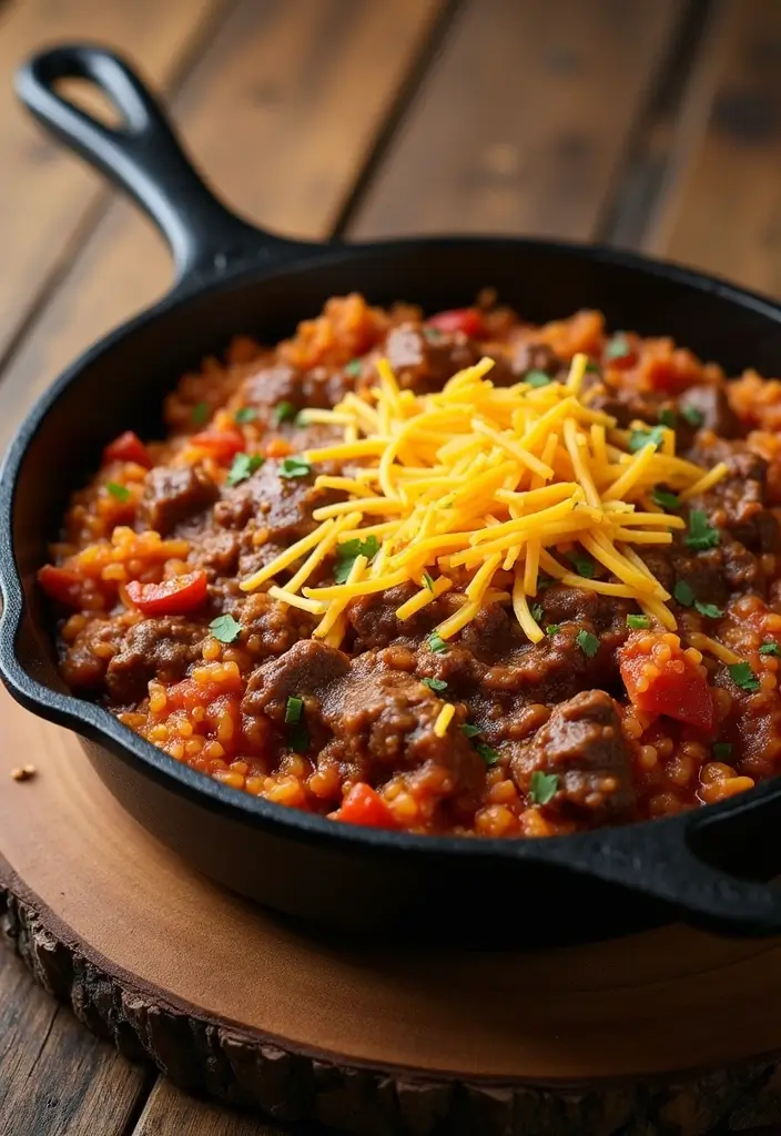25 Easy Ground Beef and Rice Recipes for Quick Dinner Ideas 70 25 Easy Ground Beef and Rice Recipes for Quick Dinner Ideas - 12. BBQ Beef and Rice Skillet