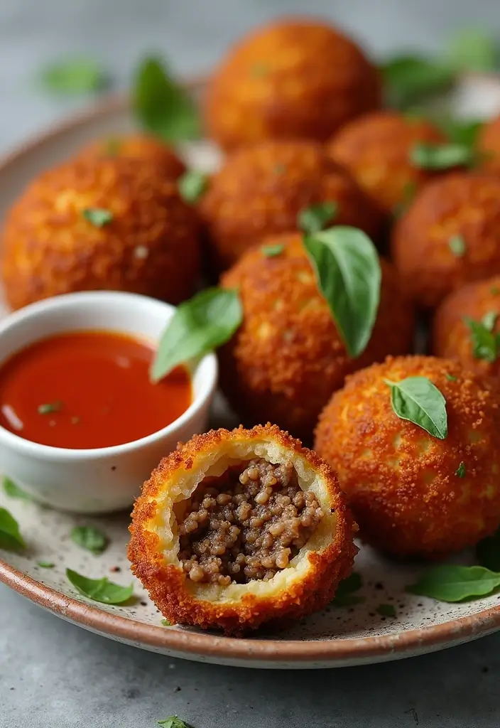 25 Easy Ground Beef and Rice Recipes for Quick Dinner Ideas 110 25 Easy Ground Beef and Rice Recipes for Quick Dinner Ideas - 18. Ground Beef and Rice Arancini