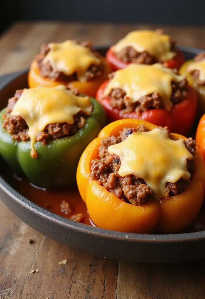 25 Easy Ground Beef and Rice Recipes for Quick Dinner Ideas 41 25 Easy Ground Beef and Rice Recipes for Quick Dinner Ideas - 7. Ground Beef and Rice Stuffed Peppers