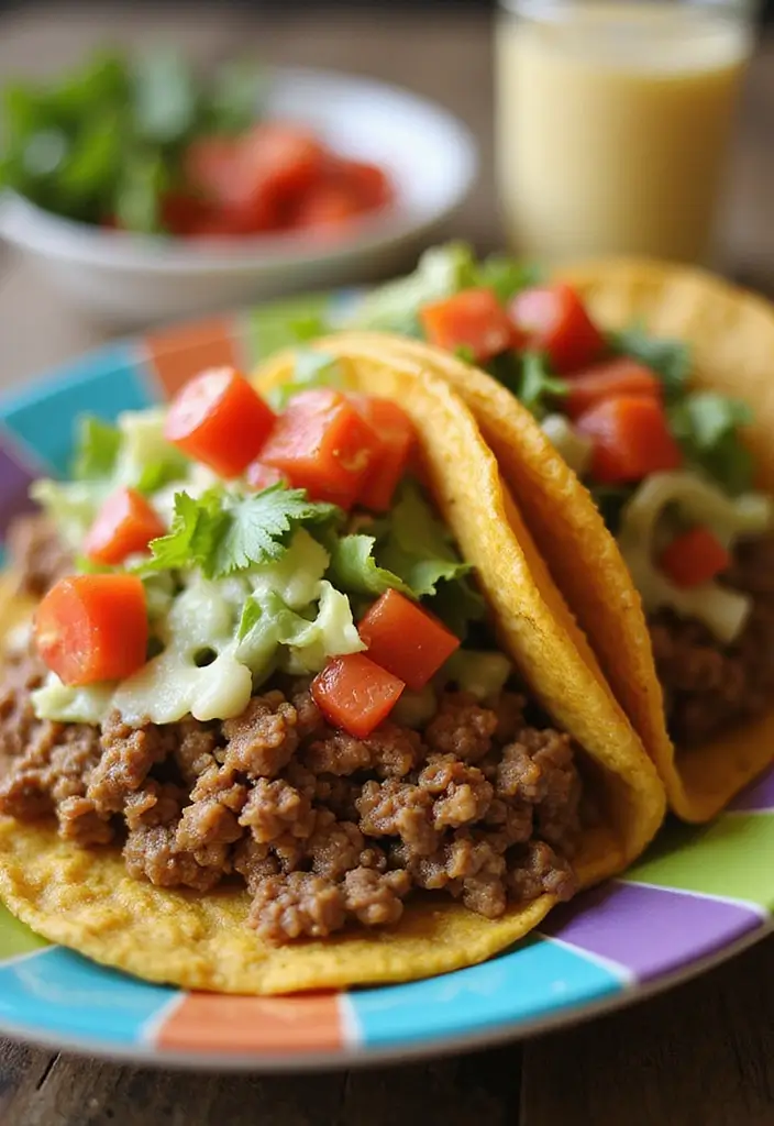25 Easy Ground Beef and Rice Recipes for Quick Dinner Ideas 51 25 Easy Ground Beef and Rice Recipes for Quick Dinner Ideas - 9. Ground Beef and Rice Tacos