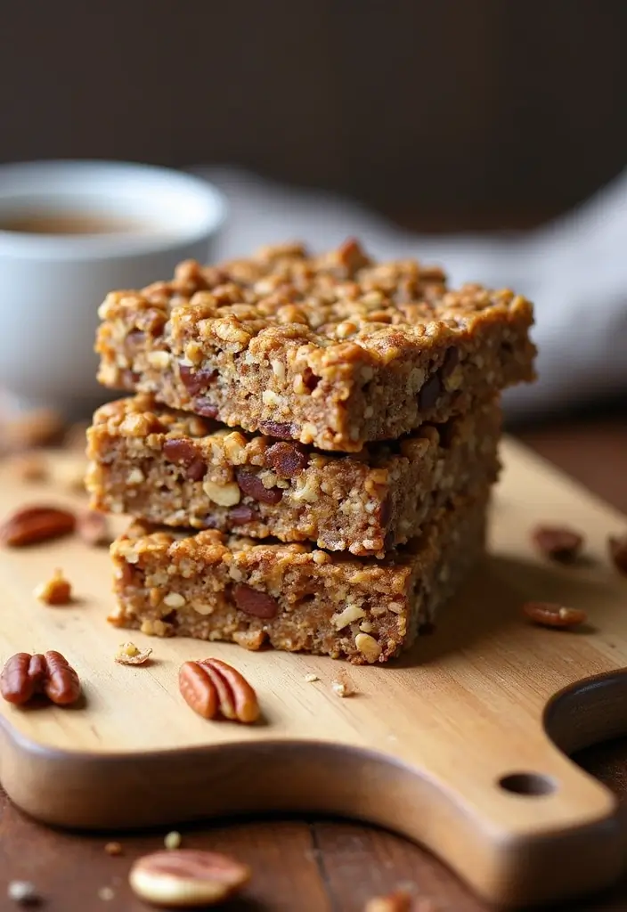 25 Easy No Bake Dessert Recipes with 3 Ingredients for Sweet Cravings 81 25 Easy No Bake Dessert Recipes with 3 Ingredients for Sweet Cravings - 13. Maple Pecan Granola Bars