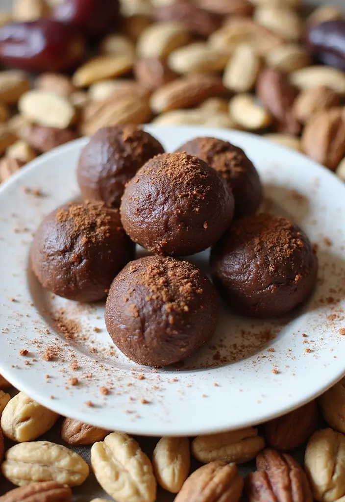 25 Easy No Bake Dessert Recipes with 3 Ingredients for Sweet Cravings 93 25 Easy No Bake Dessert Recipes with 3 Ingredients for Sweet Cravings - 15. No Bake Nutty Brownie Bites