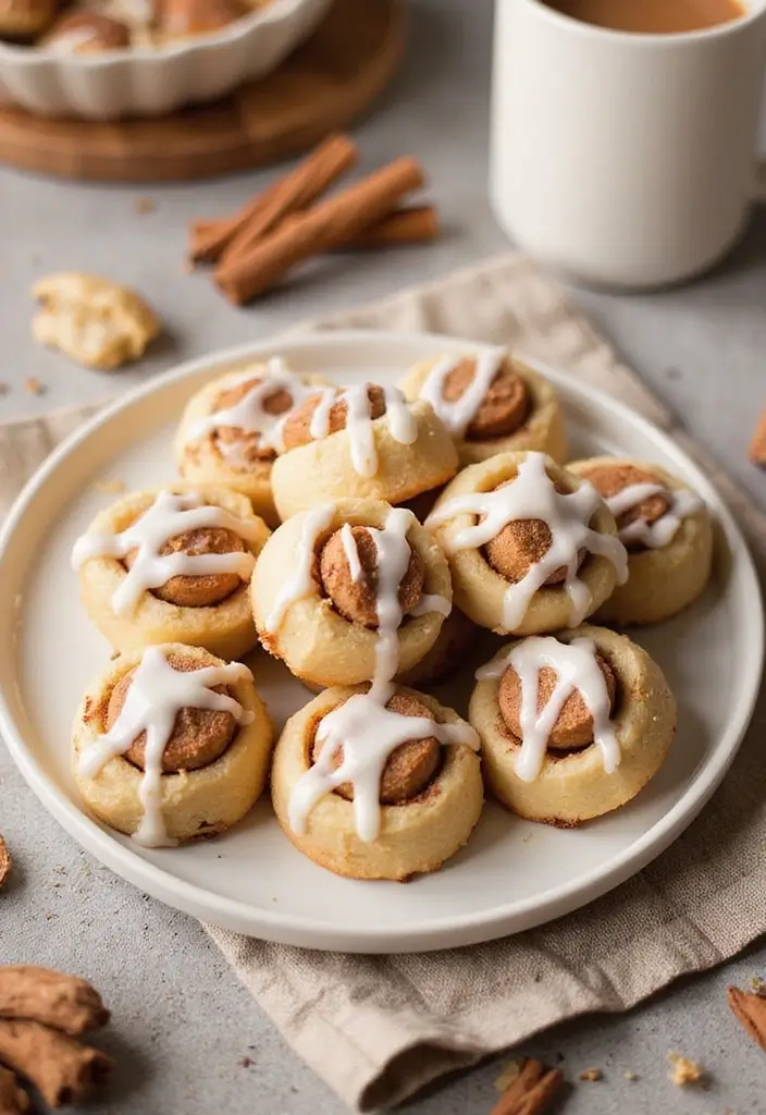 25 Easy No Bake Dessert Recipes with 3 Ingredients for Sweet Cravings 115 25 Easy No Bake Dessert Recipes with 3 Ingredients for Sweet Cravings - 19. No Bake Cinnamon Roll Bites