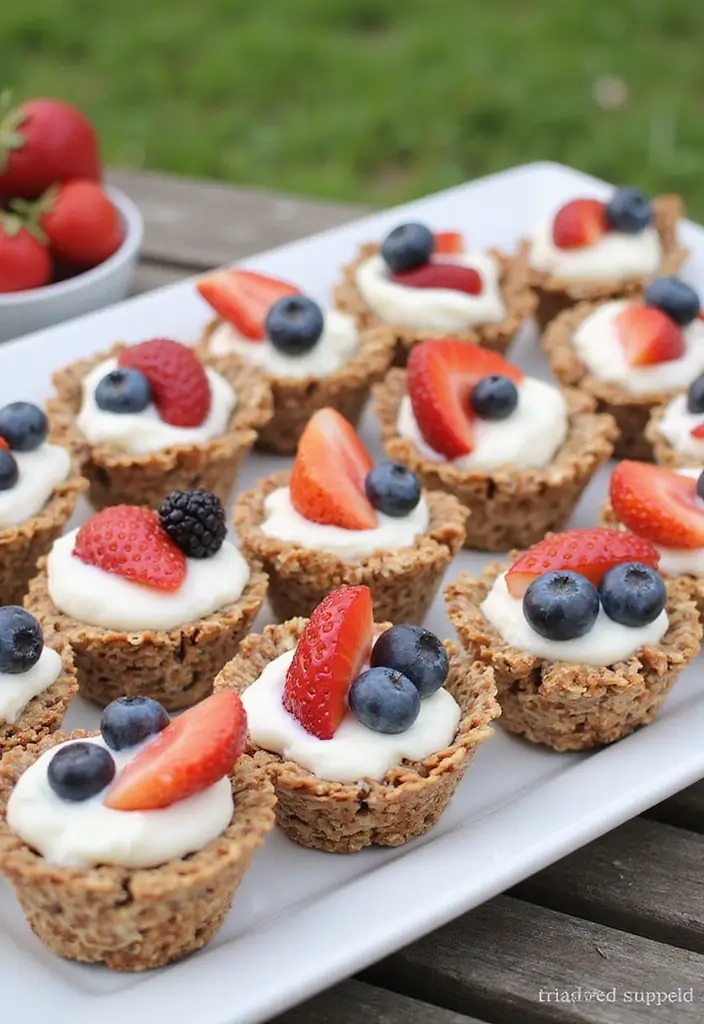 25 Easy No Bake Dessert Recipes with 3 Ingredients for Sweet Cravings 126 25 Easy No Bake Dessert Recipes with 3 Ingredients for Sweet Cravings - 22. No Bake Nutty Granola Cups