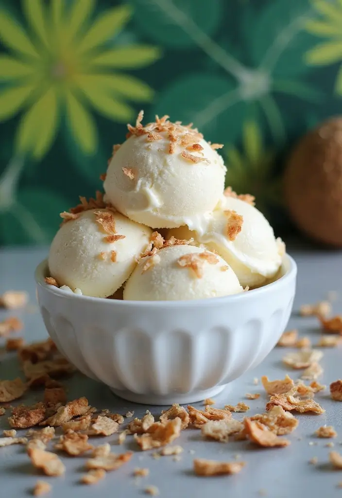 25 Easy No Bake Dessert Recipes with 3 Ingredients for Sweet Cravings 43 25 Easy No Bake Dessert Recipes with 3 Ingredients for Sweet Cravings - 7. Vanilla Coconut Ice Cream