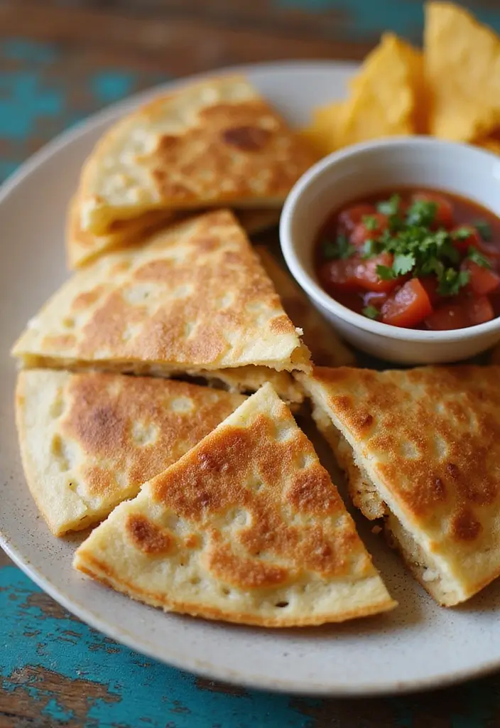 25 Quick College Dinner Recipes That Are Budget Friendly and Fast 8 25 Quick College Dinner Recipes That Are Budget Friendly and Fast - 2. Veggie Microwave Quesadilla