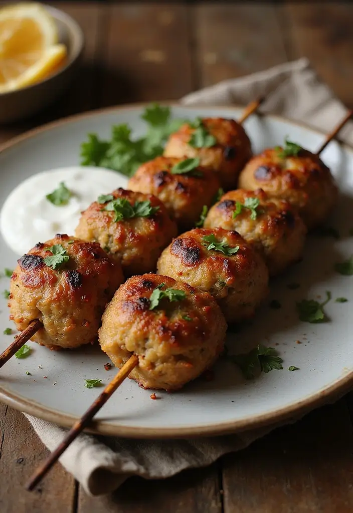 25 Quick and Easy Air Fryer Dinner Recipes for Two People 84 25 Quick and Easy Air Fryer Dinner Recipes for Two People - 14. Air Fryer Beef Kofta Skewers