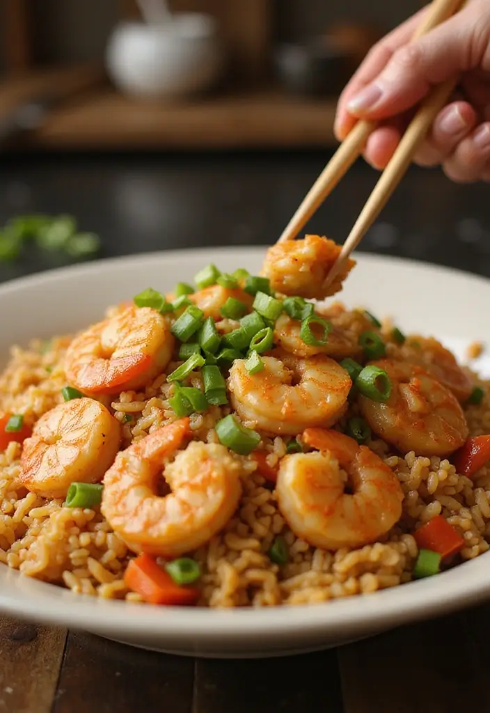 25 Quick and Easy Air Fryer Dinner Recipes for Two People 108 25 Quick and Easy Air Fryer Dinner Recipes for Two People - 18. Air Fryer Shrimp Fried Rice