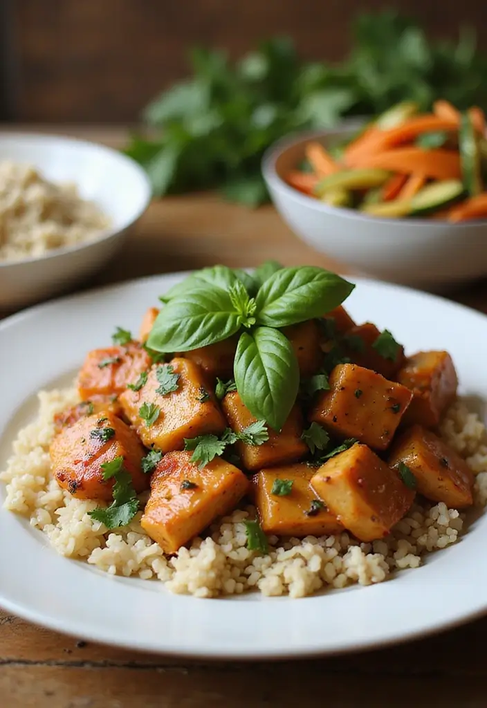 25 Quick and Easy Air Fryer Dinner Recipes for Two People 139 25 Quick and Easy Air Fryer Dinner Recipes for Two People - 23. Air Fryer Thai Basil Chicken