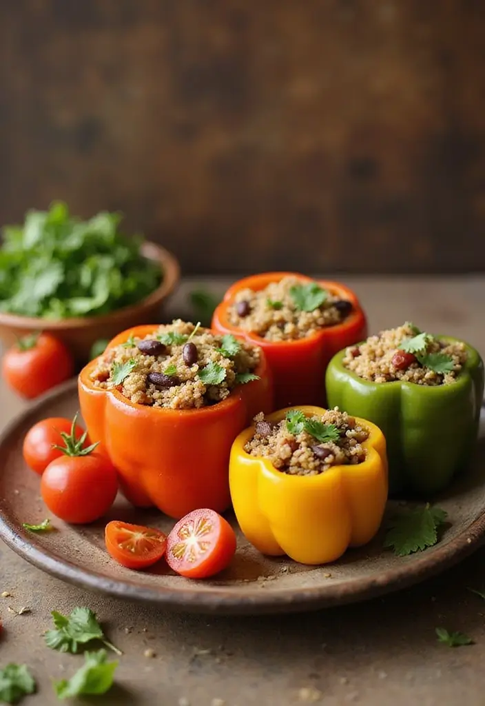 25 Quick and Easy Air Fryer Dinner Recipes for Two People 22 25 Quick and Easy Air Fryer Dinner Recipes for Two People - 4. Air Fryer Stuffed Bell Peppers