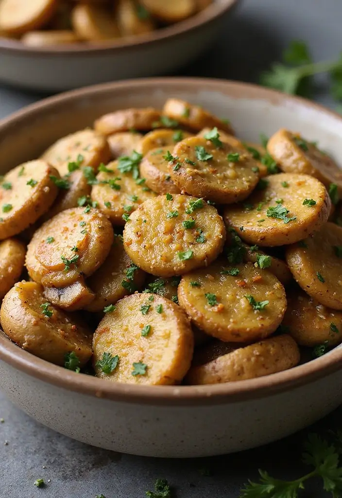 25 Quick and Easy Air Fryer Dinner Recipes for Two People 55 25 Quick and Easy Air Fryer Dinner Recipes for Two People - 9. Air Fryer Garlic Parmesan Mushrooms