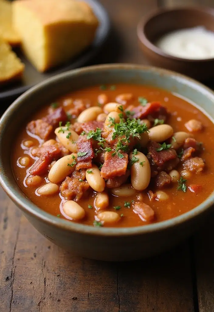 25 Quick and Easy Bacon Dinner Recipes That Everyone Will Love - 18. Bacon and White Bean Chili