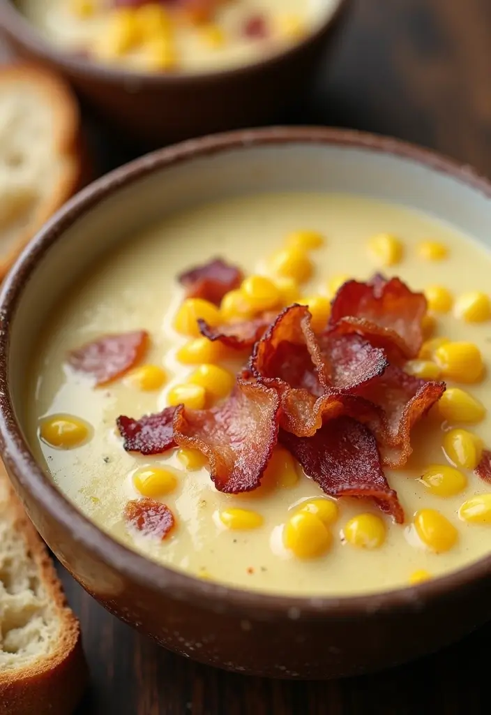 25 Quick and Easy Bacon Dinner Recipes That Everyone Will Love - 21. Bacon and Corn Chowder