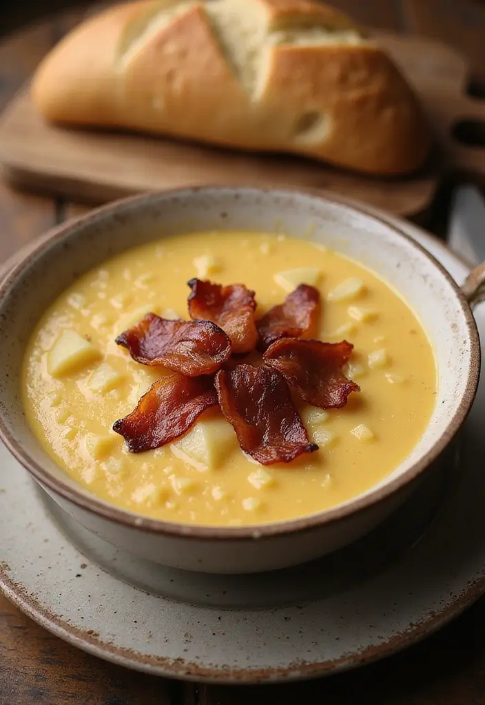 25 Quick and Easy Bacon Dinner Recipes That Everyone Will Love - 7. Bacon and Potato Soup