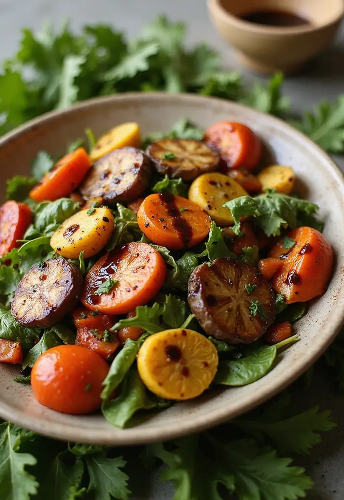 25 Quick and Easy Dairy-Free Dinner Recipes That Still Taste Great 76 25 Quick and Easy Dairy-Free Dinner Recipes That Still Taste Great - 12. Roasted Vegetable Salad