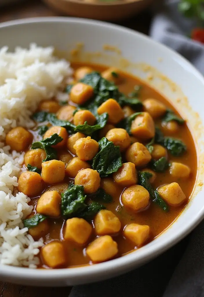 25 Quick and Easy Dairy-Free Dinner Recipes That Still Taste Great 55 25 Quick and Easy Dairy-Free Dinner Recipes That Still Taste Great - 9. Chickpea Curry