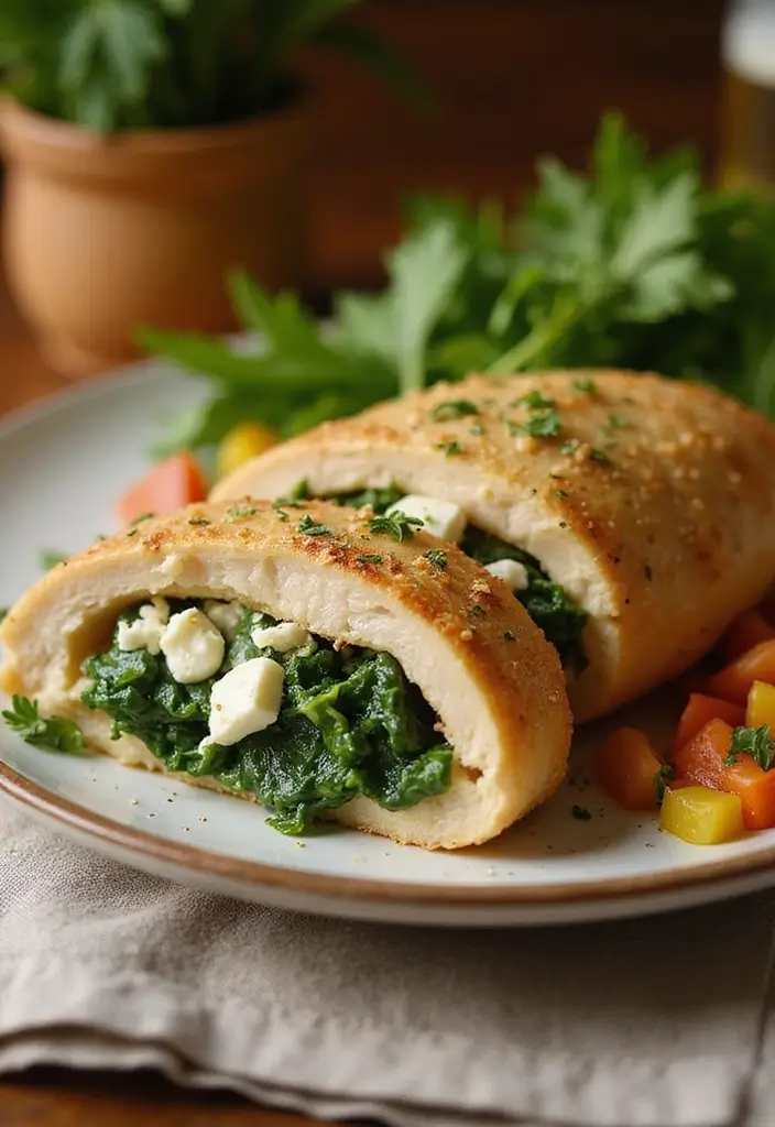 25 Quick and Easy Dinner Recipes for Busy Moms and Families Who Need Simple Meals 63 25 Quick and Easy Dinner Recipes for Busy Moms and Families Who Need Simple Meals - 11. Spinach and Feta Stuffed Chicken