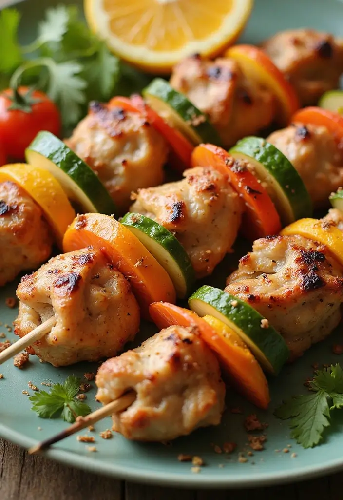 25 Quick and Easy Dinner Recipes for Kids That Even Picky Eaters Enjoy 146 25 Quick and Easy Dinner Recipes for Kids That Even Picky Eaters Enjoy - 24. Chicken and Vegetable Skewers