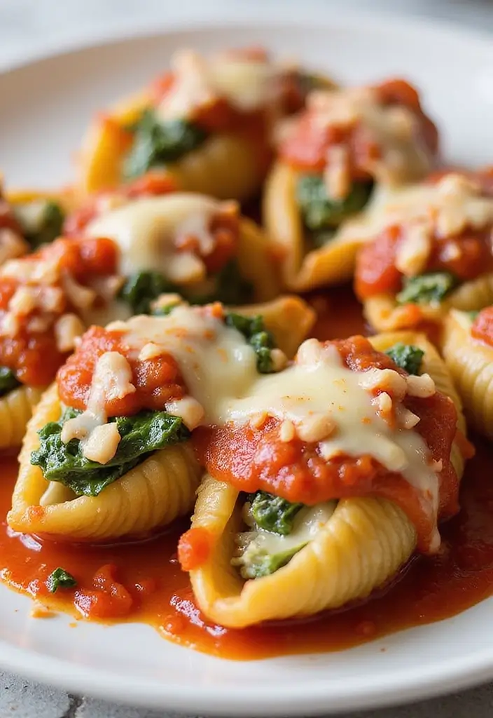 25 Quick and Easy Dinner Recipes for Kids That Even Picky Eaters Enjoy 39 25 Quick and Easy Dinner Recipes for Kids That Even Picky Eaters Enjoy - 7. Spinach and Cheese Stuffed Shells