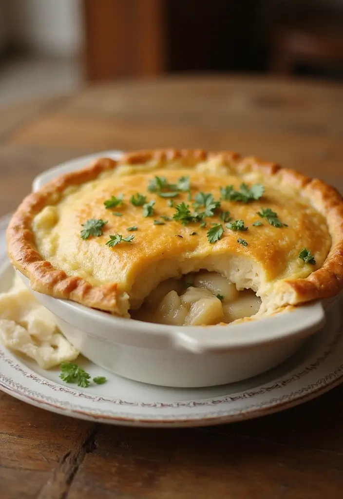 25 Quick and Easy Dinner Recipes with Creamy Mashed Potatoes 67 25 Quick and Easy Dinner Recipes with Creamy Mashed Potatoes - 11. Chicken Pot Pie with Mashed Potato Crust