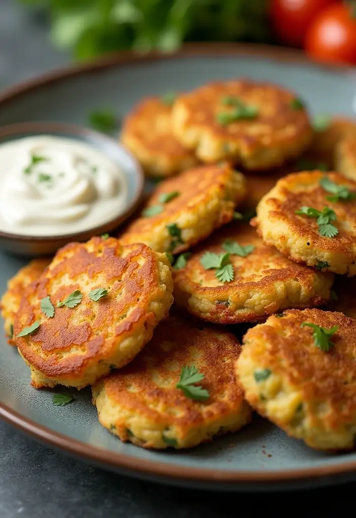 25 Quick and Easy Dinner Recipes with Creamy Mashed Potatoes 89 25 Quick and Easy Dinner Recipes with Creamy Mashed Potatoes - 15. Mashed Potato and Veggie Fritters