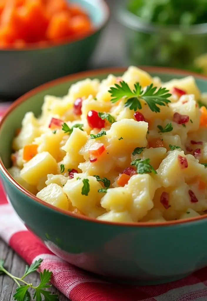 25 Quick and Easy Dinner Recipes with Creamy Mashed Potatoes 124 25 Quick and Easy Dinner Recipes with Creamy Mashed Potatoes - 20. Mashed Potato Salad