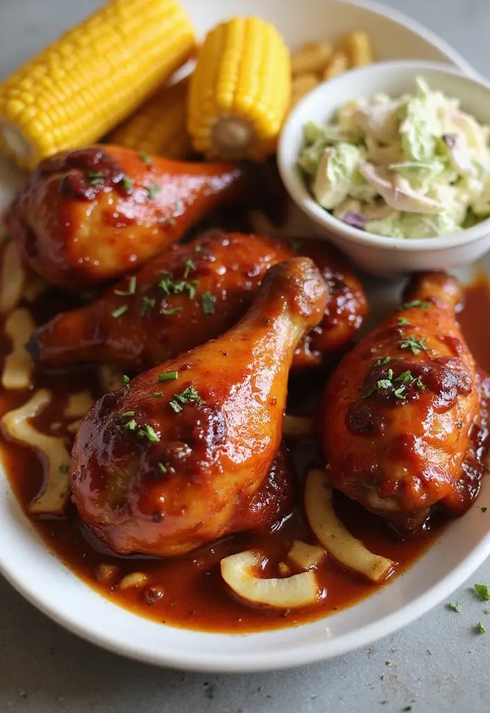 25 Quick and Easy Family Chicken Dinner Recipes for Every Night 127 25 Quick and Easy Family Chicken Dinner Recipes for Every Night - 21. Baked BBQ Chicken Drumsticks