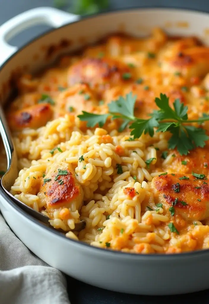 25 Quick and Easy Family Chicken Dinner Recipes for Every Night 132 25 Quick and Easy Family Chicken Dinner Recipes for Every Night - 22. Chicken and Rice Casserole