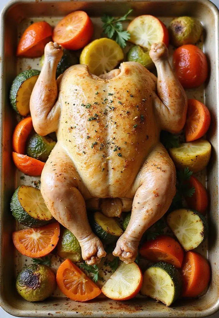 25 Quick and Easy Family Chicken Dinner Recipes for Every Night 139 25 Quick and Easy Family Chicken Dinner Recipes for Every Night - 23. One-Pan Chicken and Vegetables