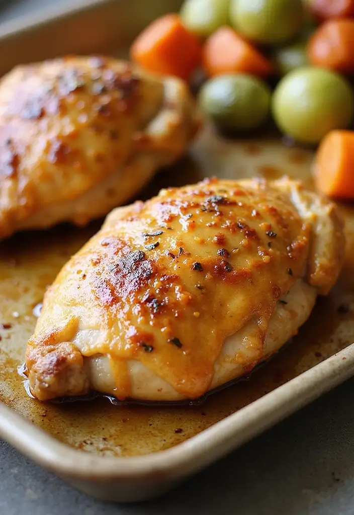 25 Quick and Easy Family Chicken Dinner Recipes for Every Night 15 25 Quick and Easy Family Chicken Dinner Recipes for Every Night - 3. Honey Mustard Chicken Thighs