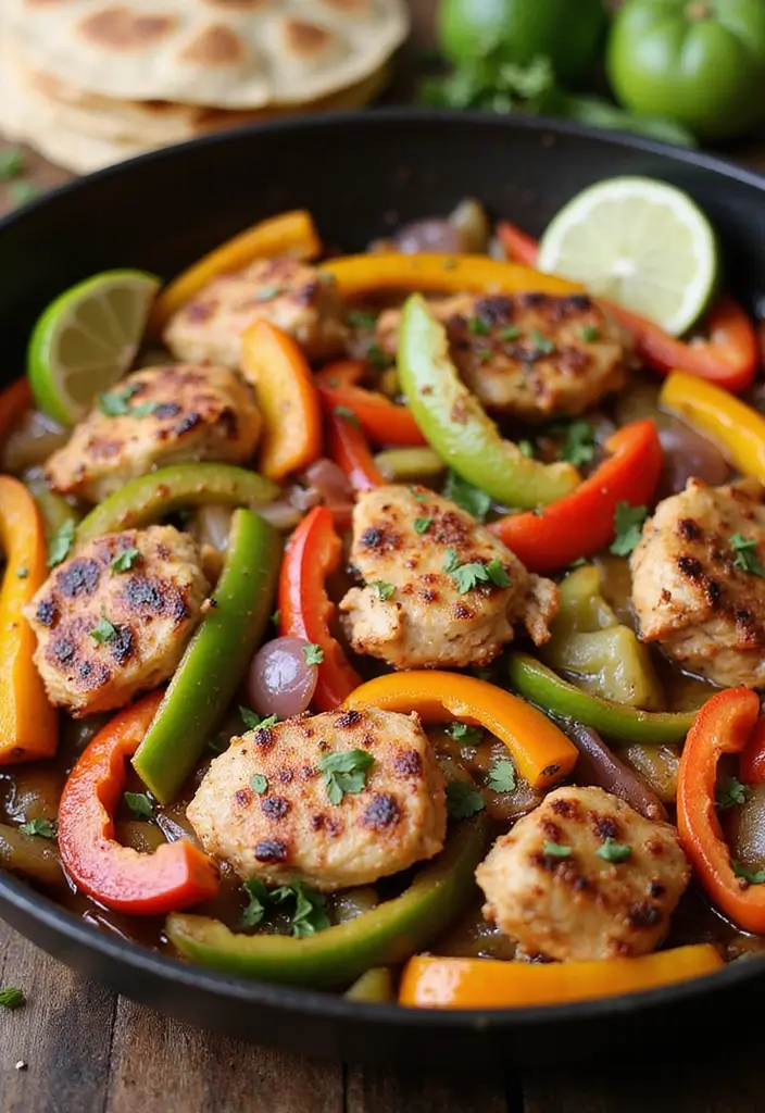 25 Quick and Easy Family Chicken Dinner Recipes for Every Night 22 25 Quick and Easy Family Chicken Dinner Recipes for Every Night - 4. Chicken Fajita Skillet