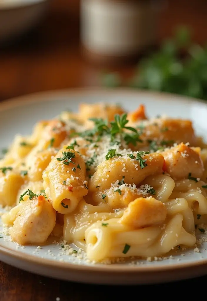 25 Quick and Easy Family Dinner Recipes with Cheap and Tasty Casseroles 64 25 Quick and Easy Family Dinner Recipes with Cheap and Tasty Casseroles - 10. Chicken Alfredo Casserole