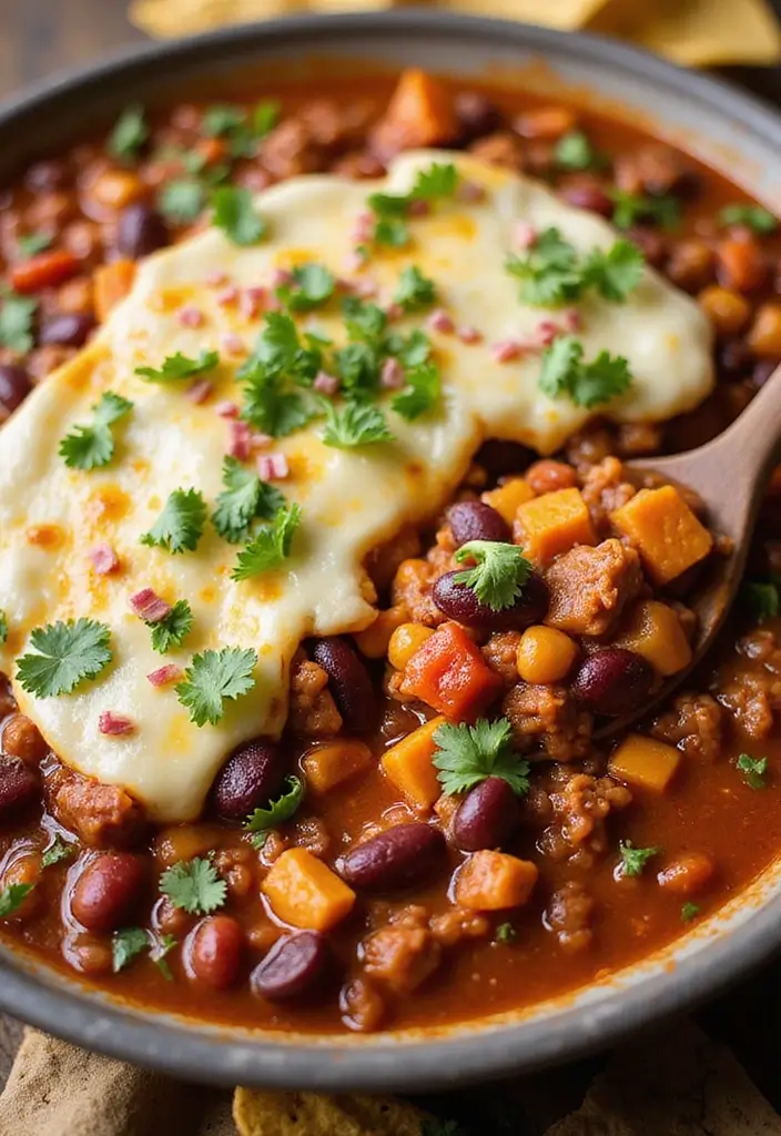 25 Quick and Easy Family Dinner Recipes with Cheap and Tasty Casseroles 8 25 Quick and Easy Family Dinner Recipes with Cheap and Tasty Casseroles - 2. Beef and Bean Chili Casserole