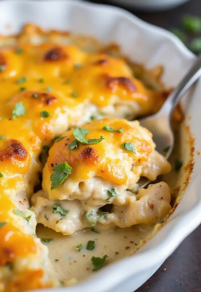 25 Quick and Easy Family Dinner Recipes with Cheap and Tasty Casseroles 135 25 Quick and Easy Family Dinner Recipes with Cheap and Tasty Casseroles - 21. Creamy Ranch Chicken Casserole
