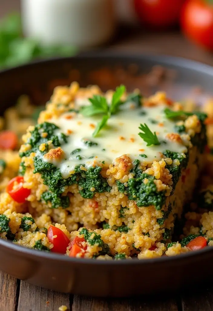 25 Quick and Easy Family Dinner Recipes with Cheap and Tasty Casseroles 15 25 Quick and Easy Family Dinner Recipes with Cheap and Tasty Casseroles - 3. Veggie-Packed Quinoa Casserole