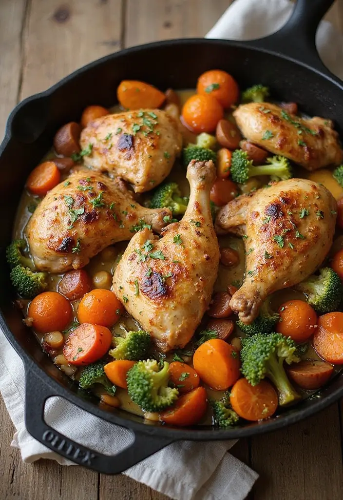 25 Quick and Easy Gluten Free Dinner Recipes for Family Nights 1 25 Quick and Easy Gluten Free Dinner Recipes for Family Nights - 1. One-Pan Chicken and Veggies