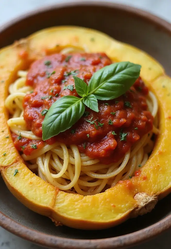 25 Quick and Easy Gluten Free Dinner Recipes for Family Nights 92 25 Quick and Easy Gluten Free Dinner Recipes for Family Nights - 16. Spaghetti Squash with Tomato Sauce
