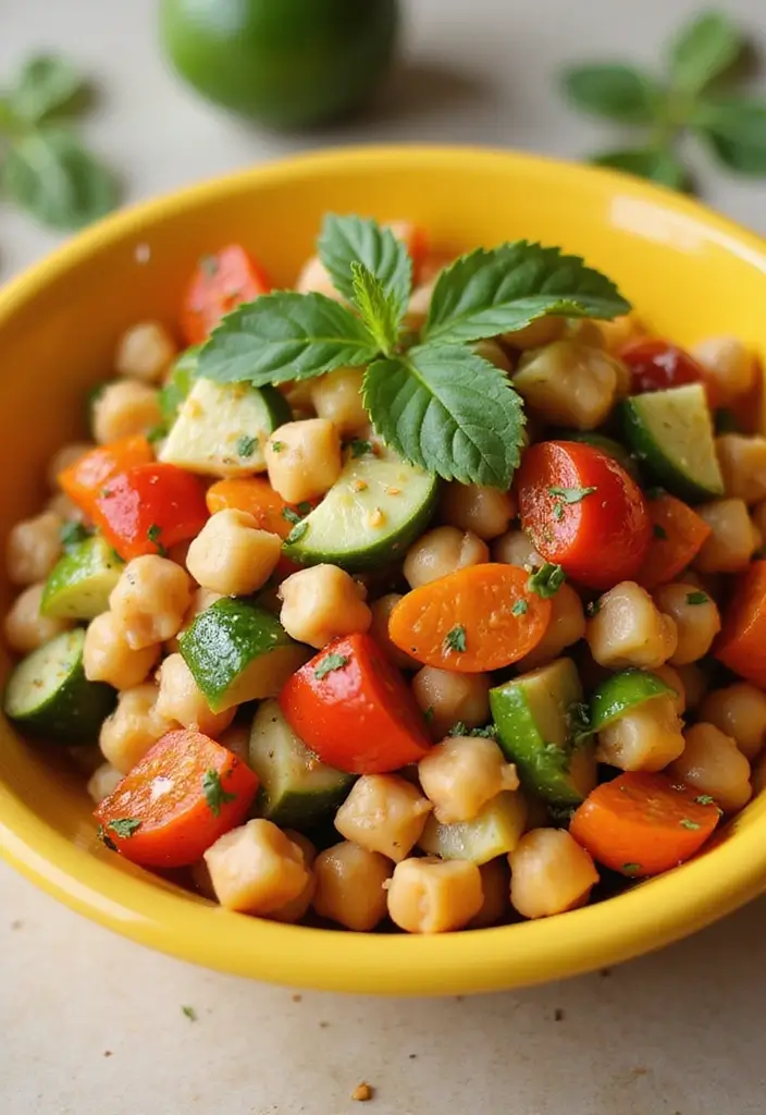 25 Quick and Easy Gluten Free Dinner Recipes for Family Nights 102 25 Quick and Easy Gluten Free Dinner Recipes for Family Nights - 18. Quick Chickpea Salad