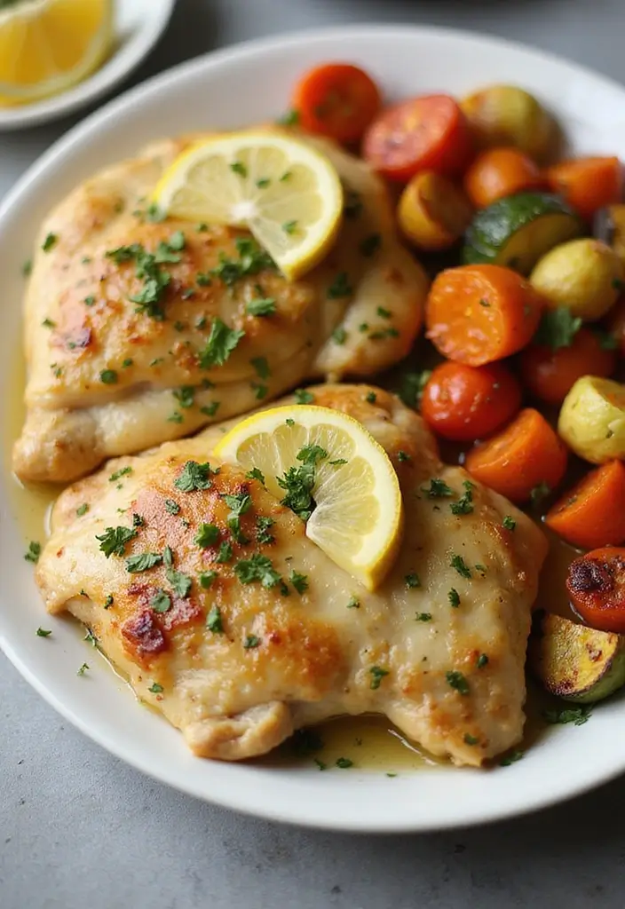 25 Quick and Easy Gluten Free Dinner Recipes for Simple Cooking 1 25 Quick and Easy Gluten Free Dinner Recipes for Simple Cooking - 1. Zesty Lemon Garlic Chicken