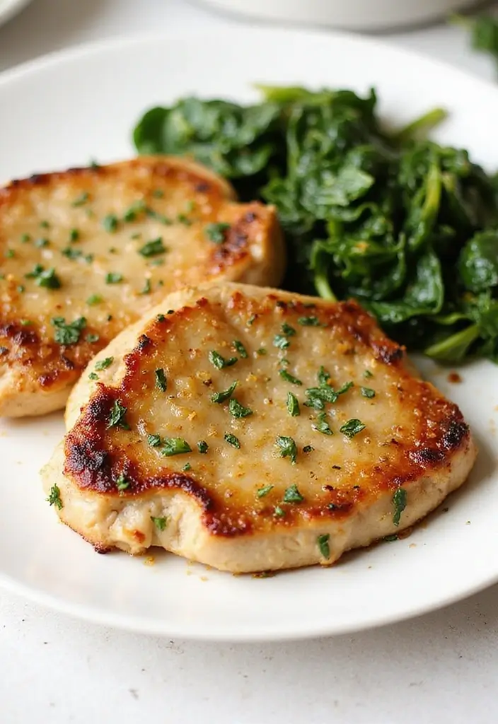 25 Quick and Easy Gluten Free Dinner Recipes for Simple Cooking 69 25 Quick and Easy Gluten Free Dinner Recipes for Simple Cooking - 11. Garlic Herb Pork Chops