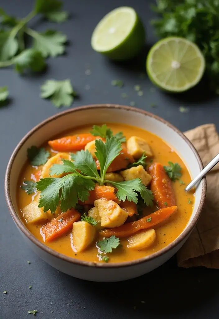 25 Quick and Easy Gluten Free Dinner Recipes for Simple Cooking 41 25 Quick and Easy Gluten Free Dinner Recipes for Simple Cooking - 7. Thai Coconut Curry