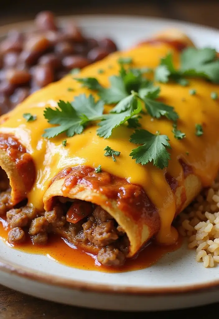 25 Quick and Easy Ground Beef Dinner Recipes for Every Family Meal 75 25 Quick and Easy Ground Beef Dinner Recipes for Every Family Meal - 13. Ground Beef Enchiladas