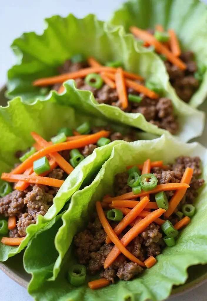 25 Quick and Easy Ground Beef Dinner Recipes for Every Family Meal 82 25 Quick and Easy Ground Beef Dinner Recipes for Every Family Meal - 14. Ground Beef Lettuce Wraps
